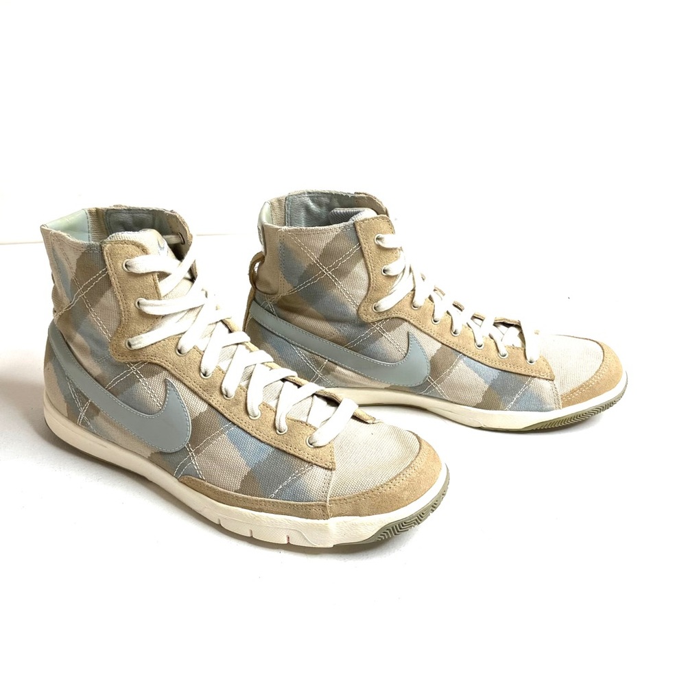 NIKE 2008-2009 Vintage Blue & Tan Blazer Mid Sneaker